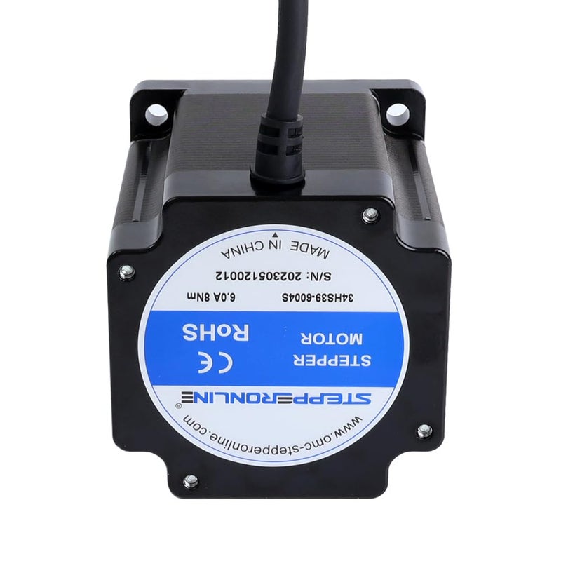 STEPPERONLINE Nema 34 Stepper Motor 8.0Nm(1132.89oz.in) 6.0A 86x86x98mm 4 Wires CNC - Image 4